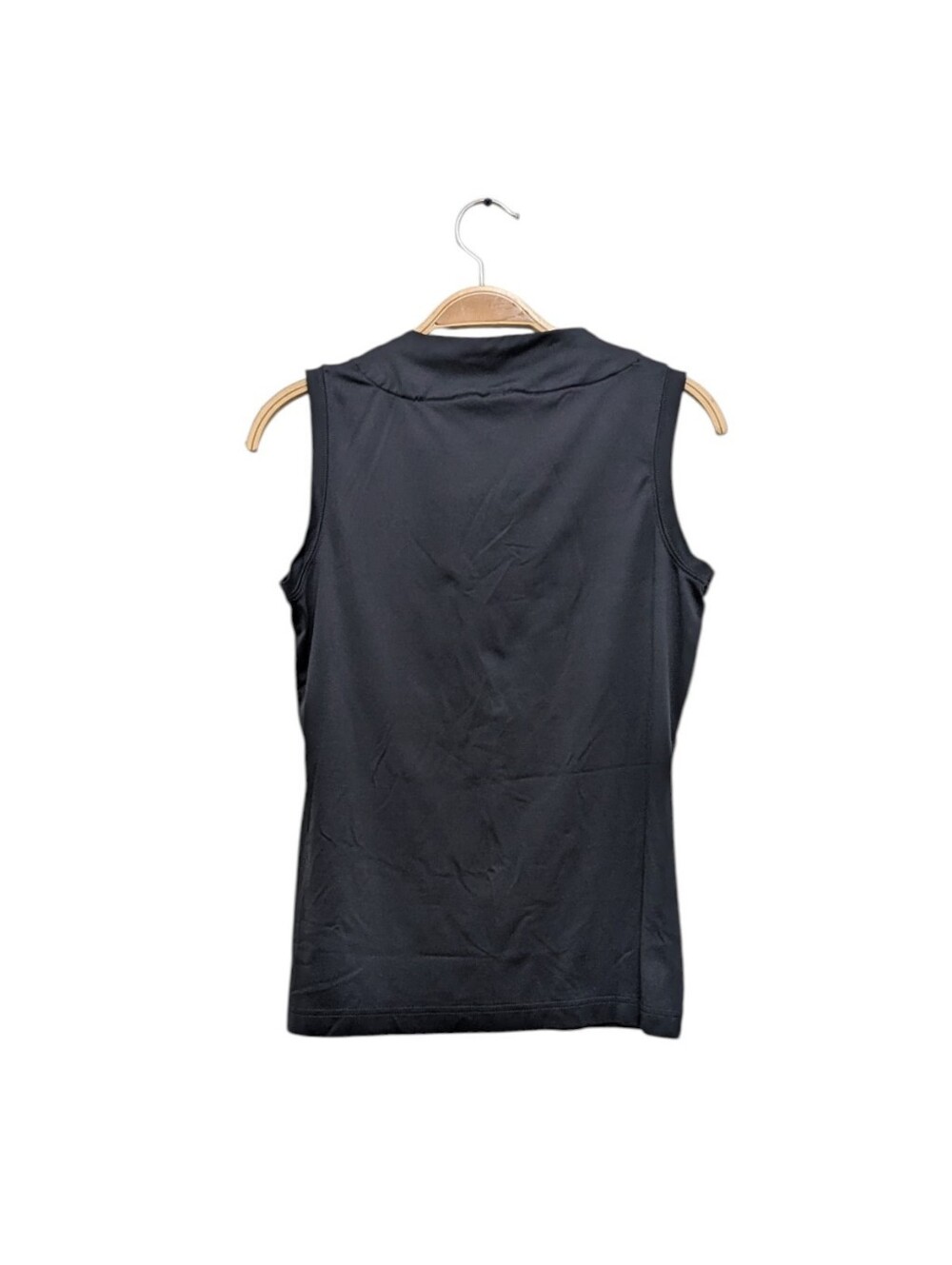 LIJA Golf Black Sleeveless Athletic Tank Top Medium Assymetrical Zipper - Picture 2 of 6